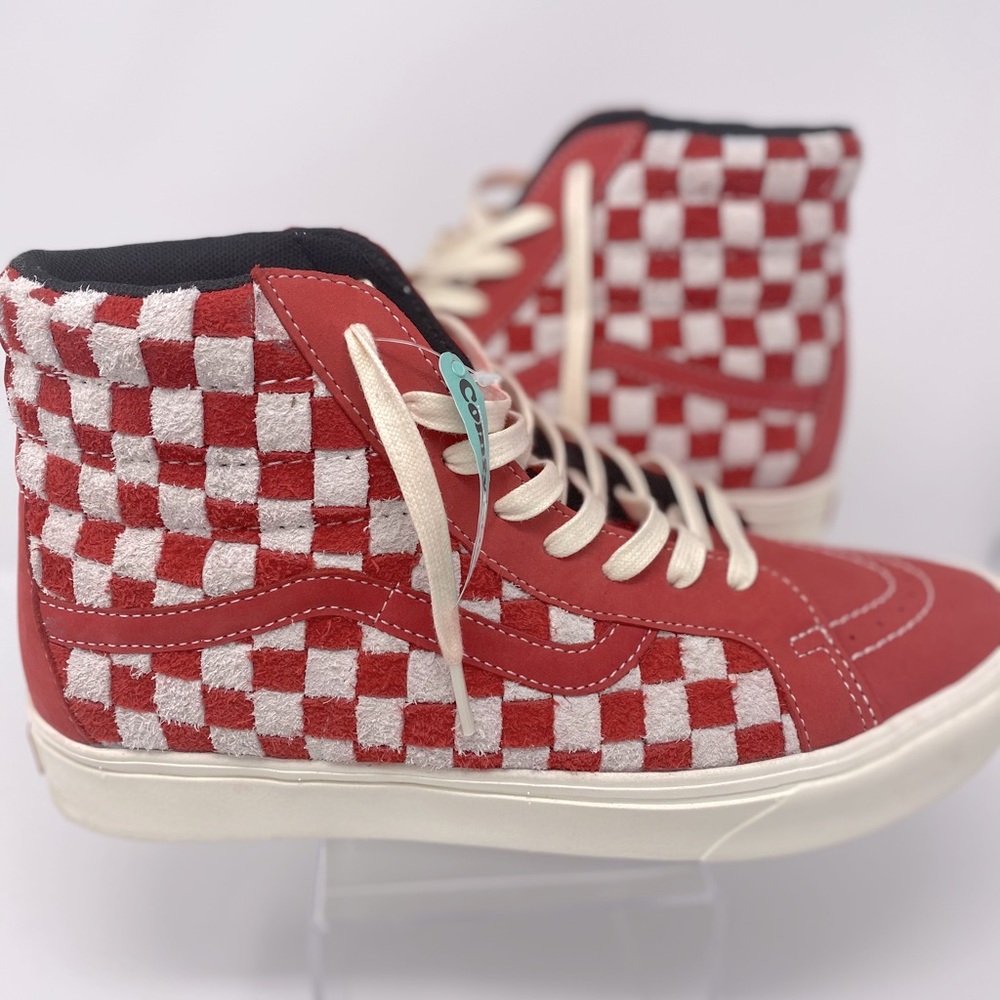 Vans Sk8-Hi RARE ComfyCush Red Checkered